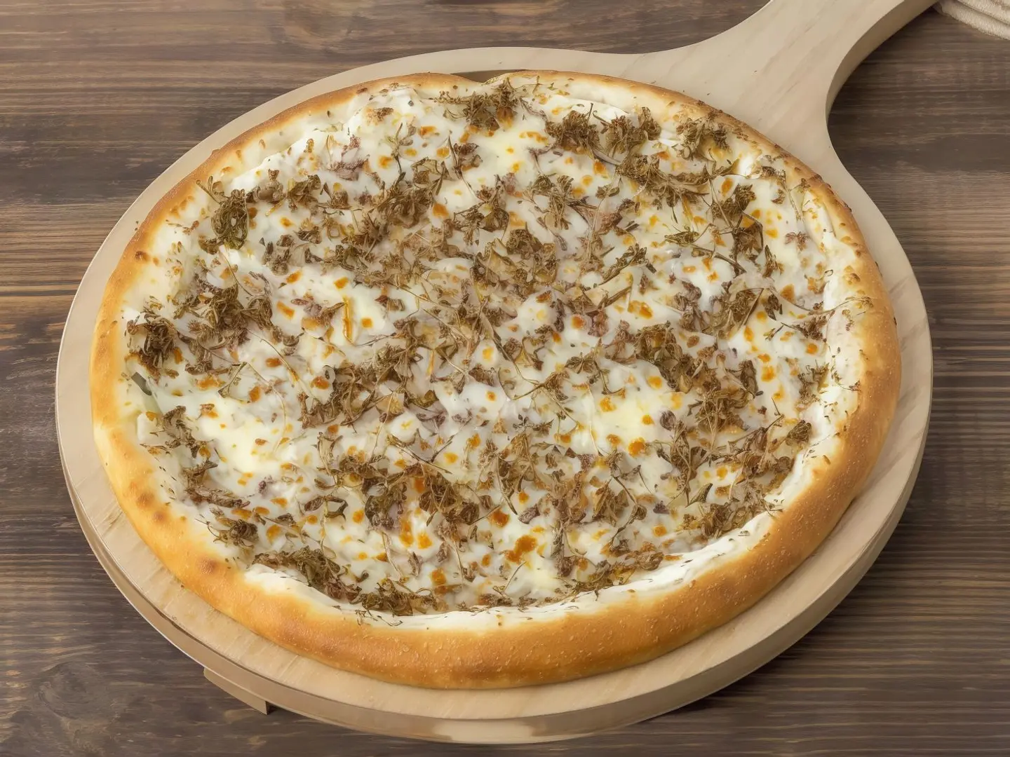 بيتزا جبنة وزعتر كبير