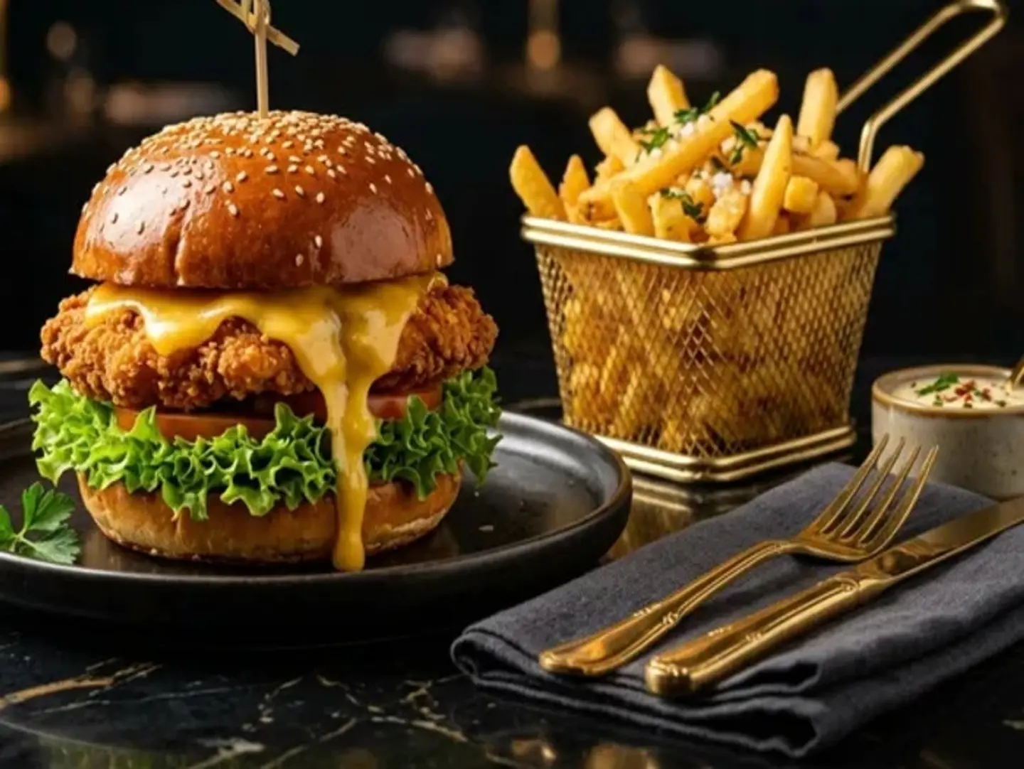 برجر دجاج هاواي