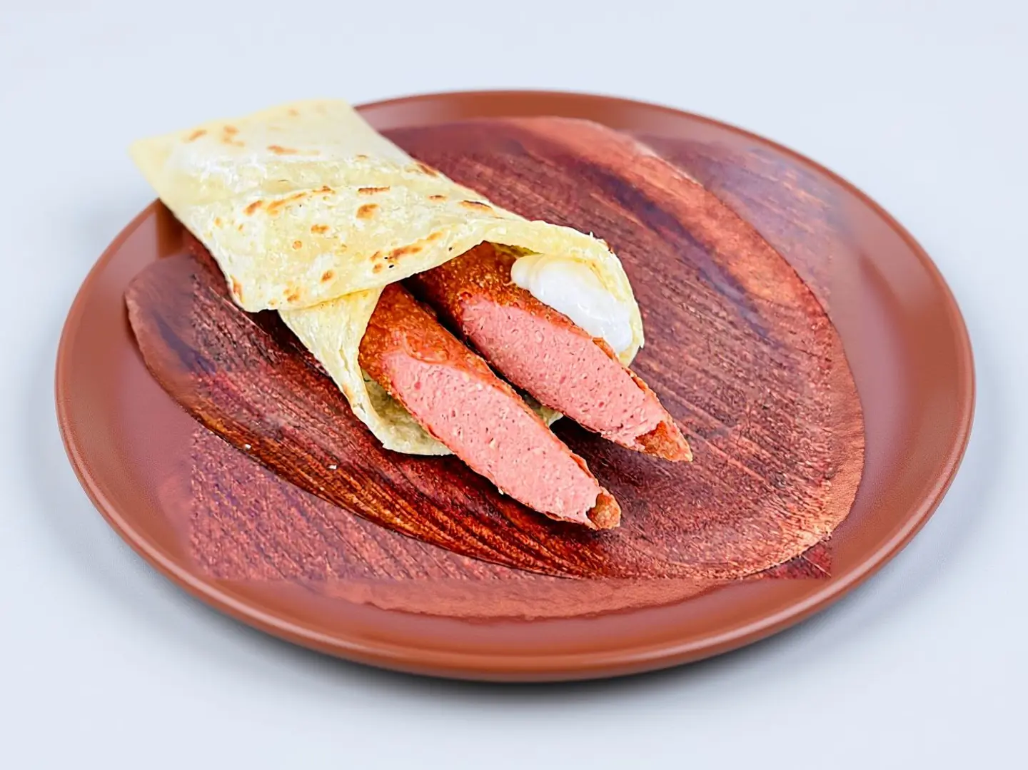 Hot Dog Tortilla Bread With Cheese