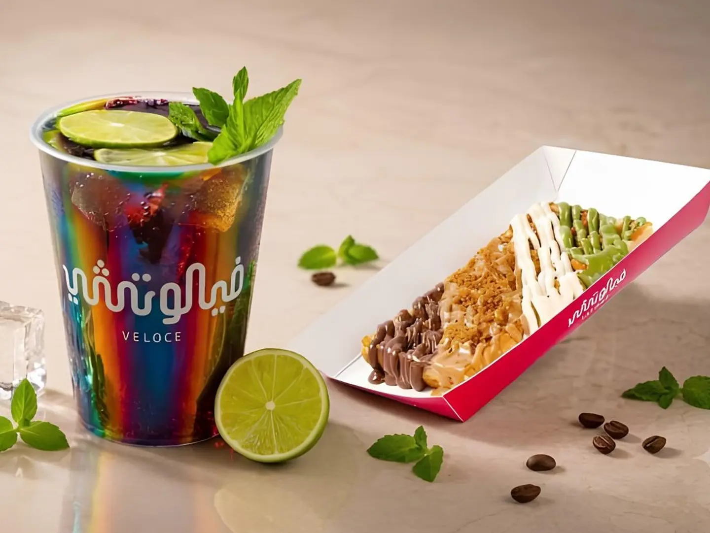 Large Waffle Mix And Mojito Velucci