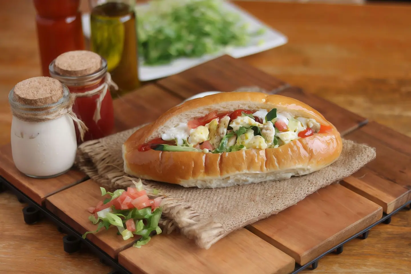 بيض مقلي (ساندويش)