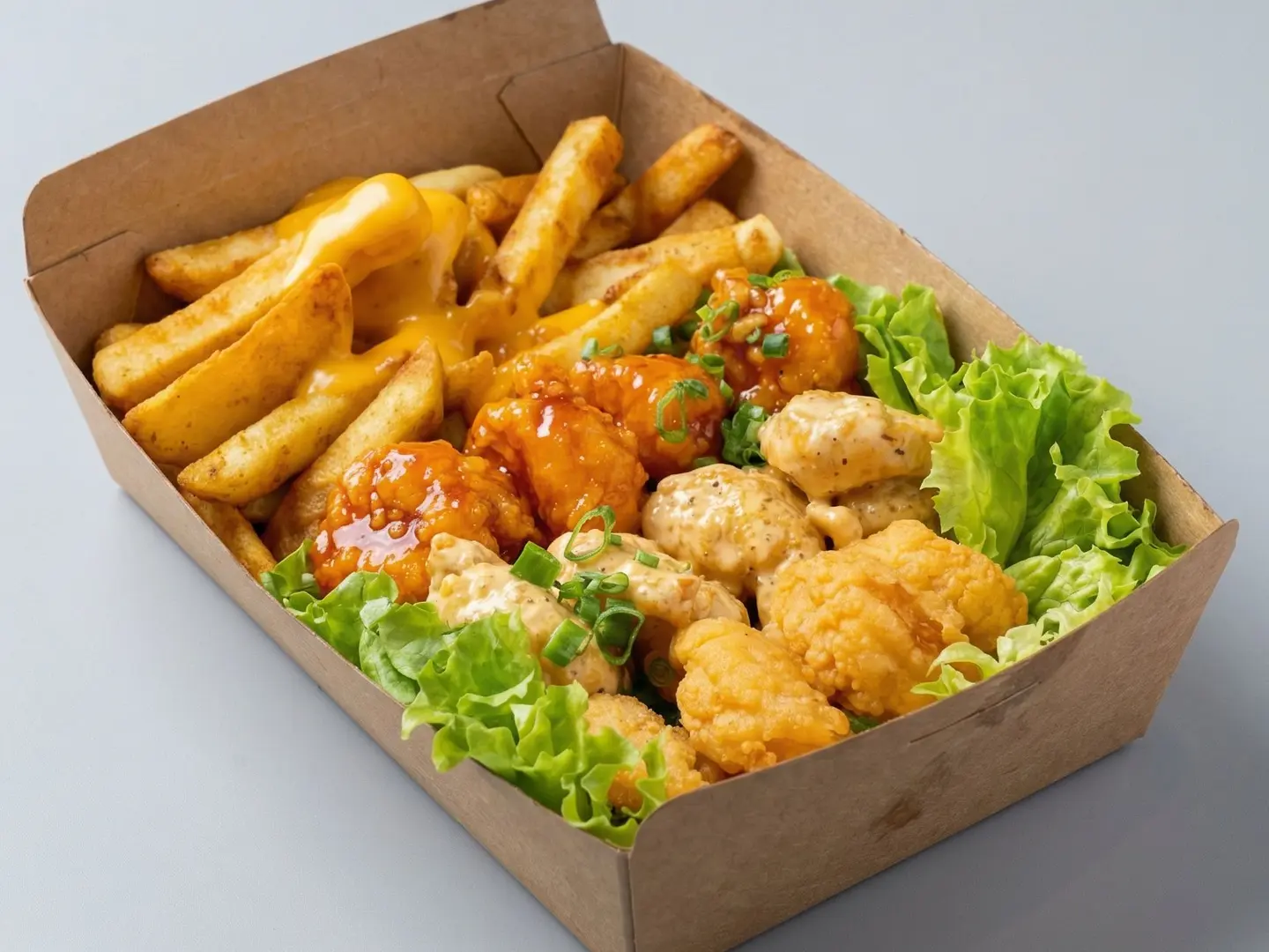 وجبة مشكل الروبيان