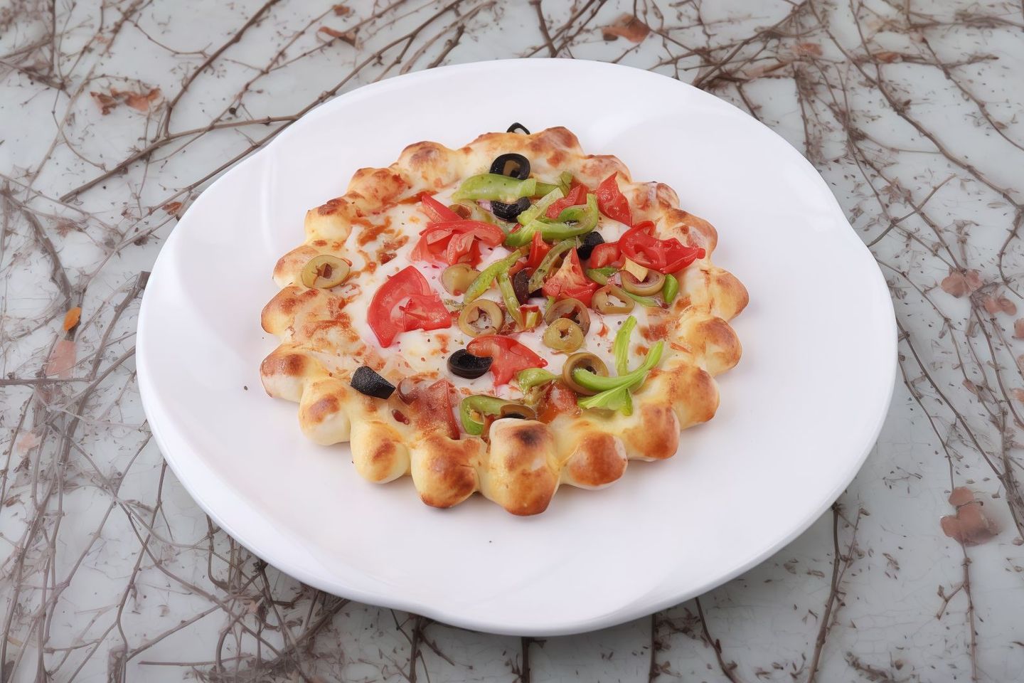 بيتزا خضار - صغير
