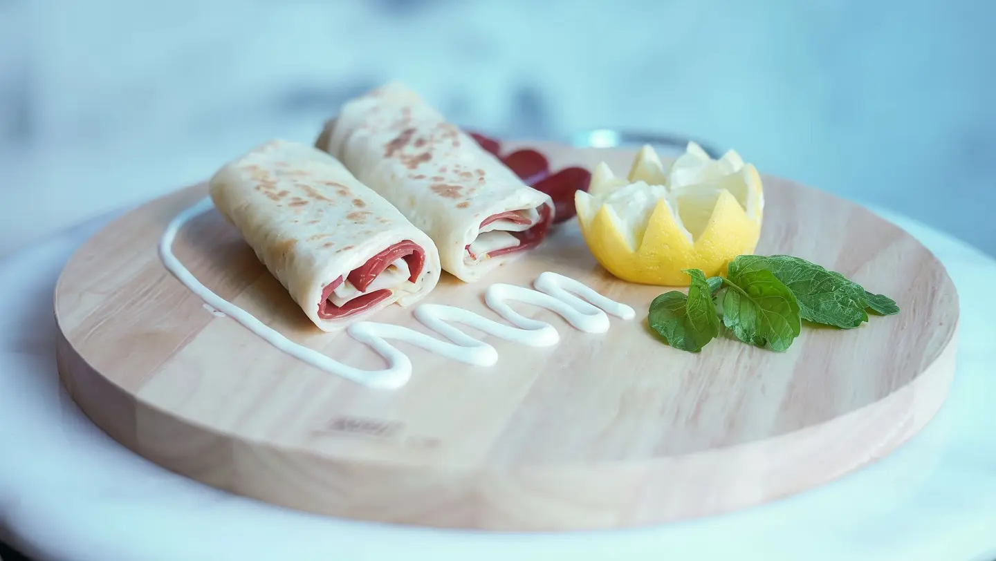Pepperoni Omelet Chapati