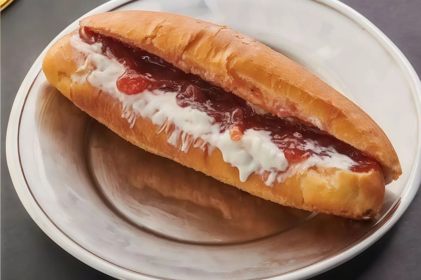 ساندوتش  جبن مربى