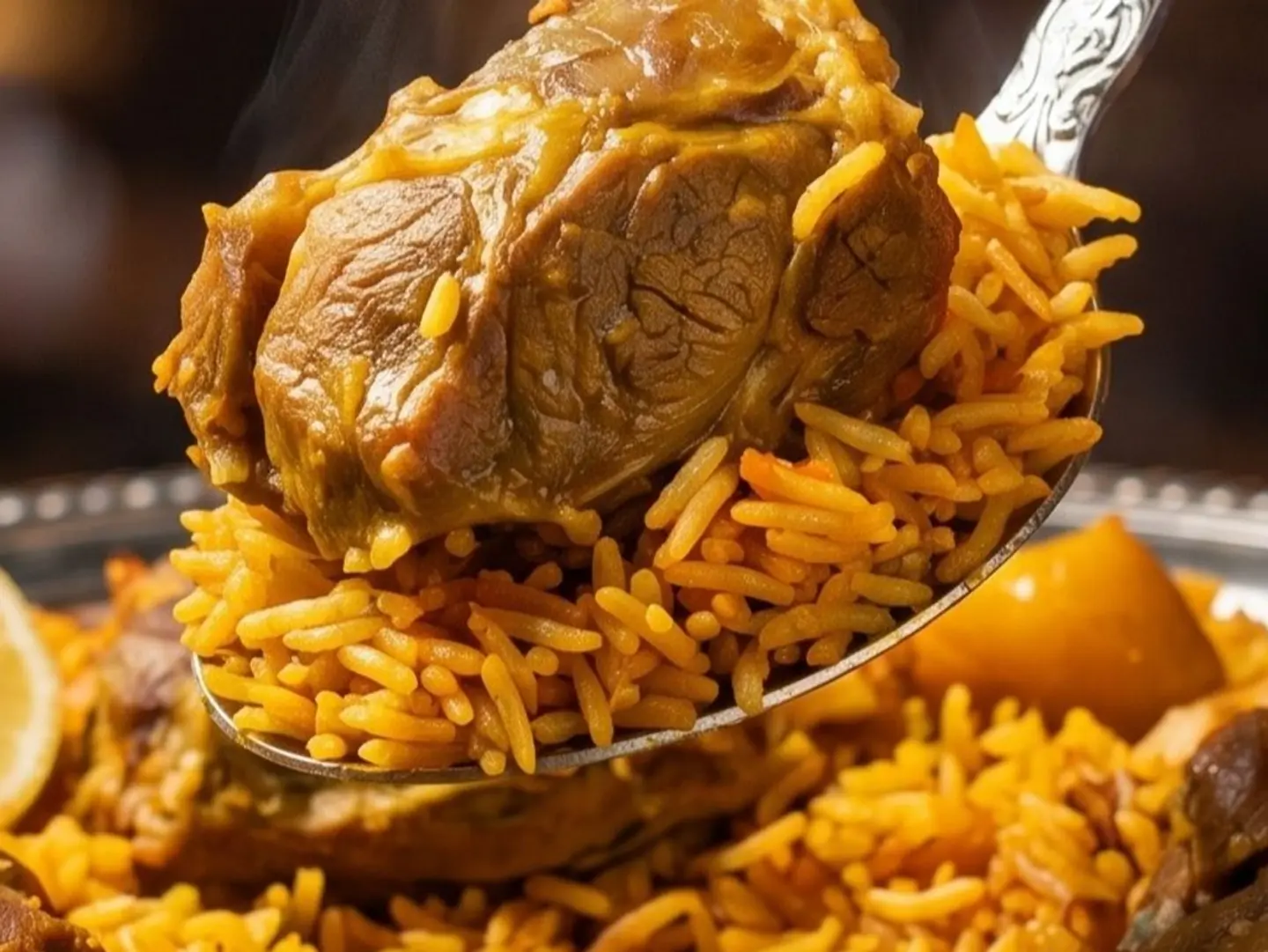 كبسة لحم