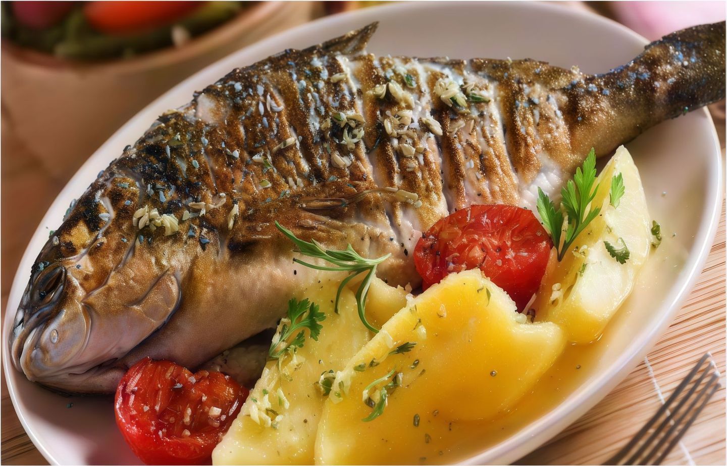 1 Kg Fish Denis Grilled