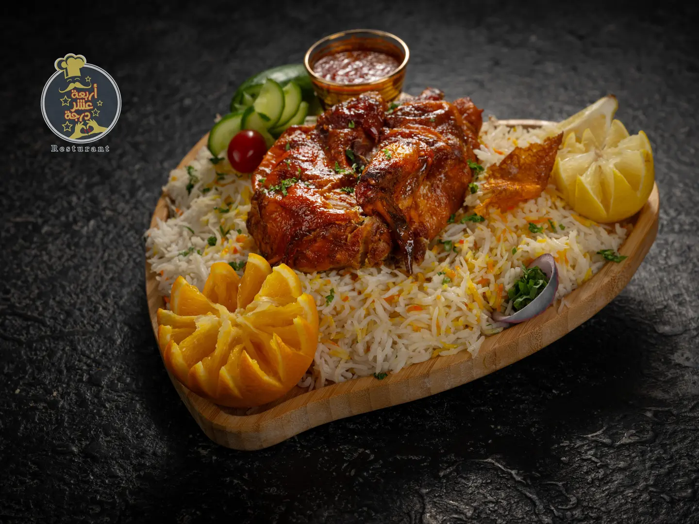 دجاج شواية مع أرز