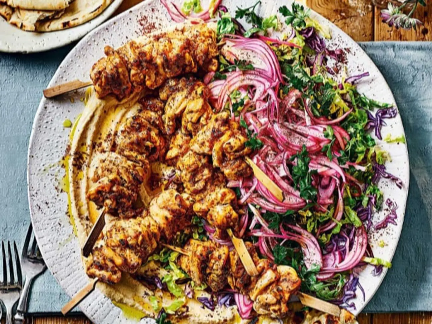 كباب دجاج - وسط