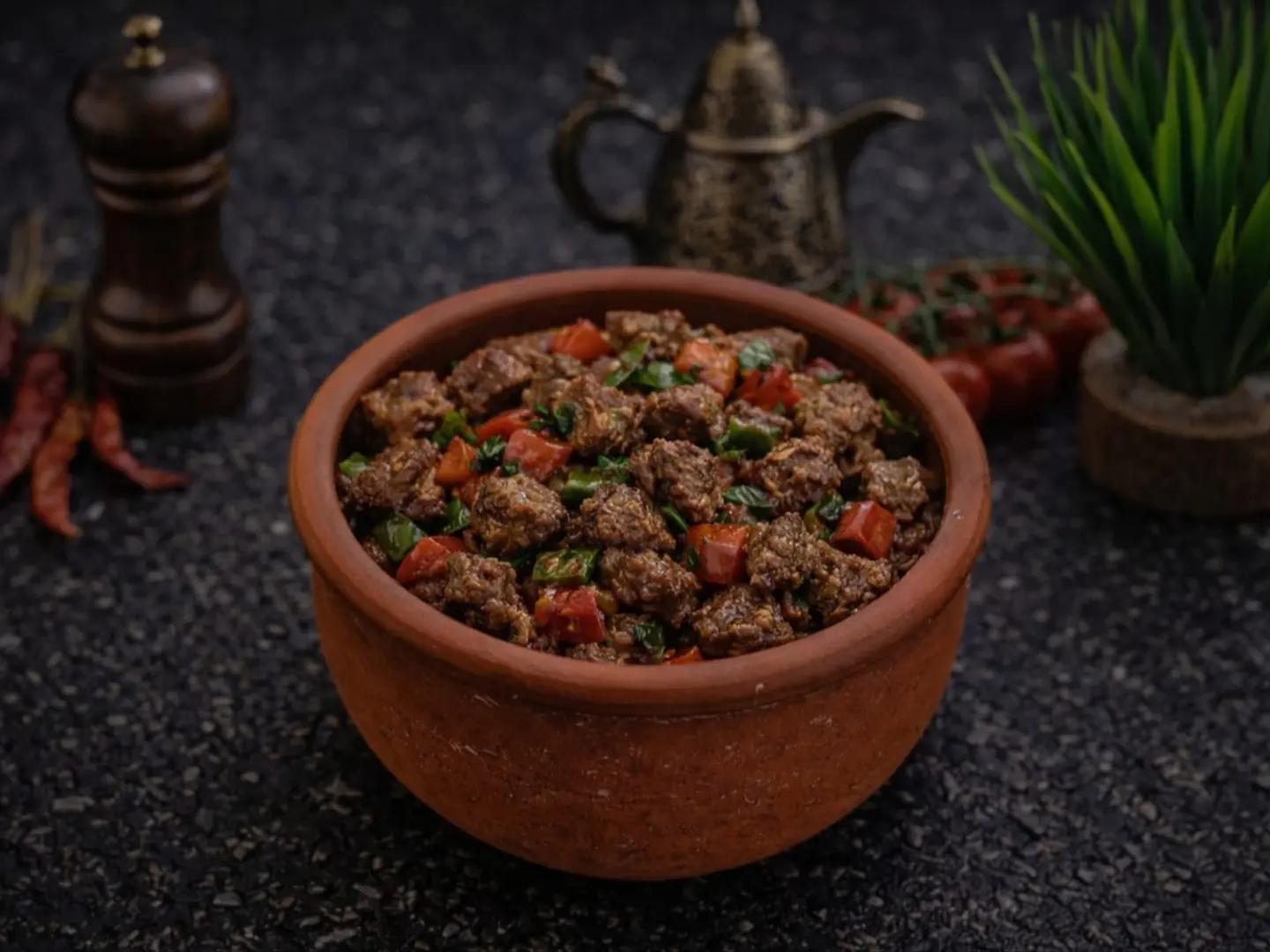 فخارية مقلقل لحم عجل