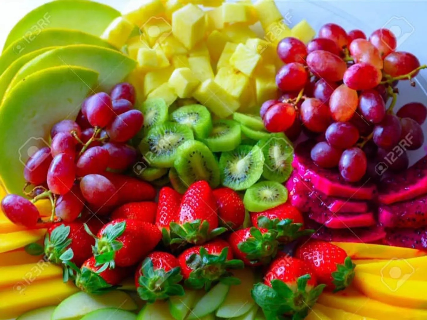 صحن فواكهة مشكلة - كبير