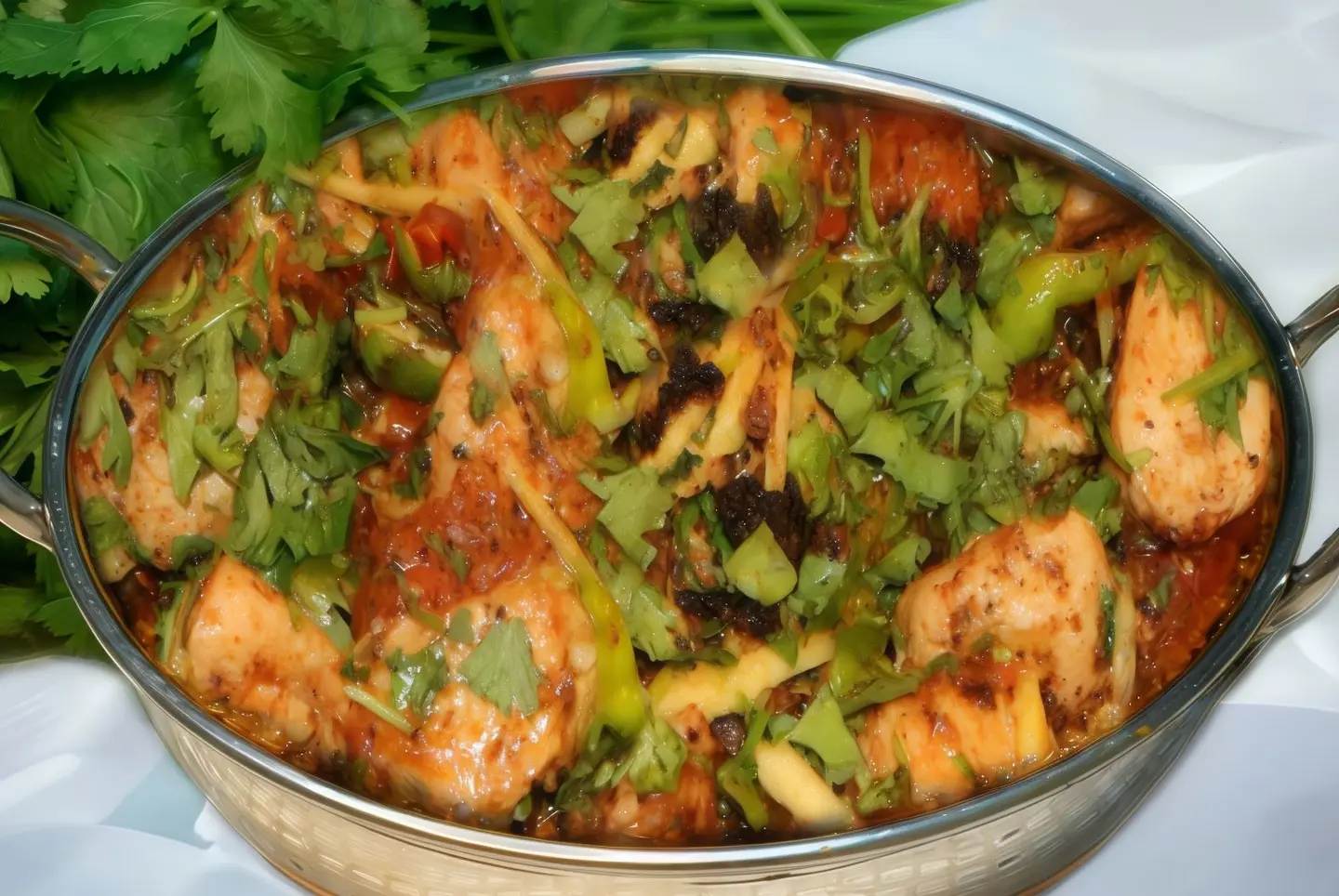 Boneless Chicken Karahi