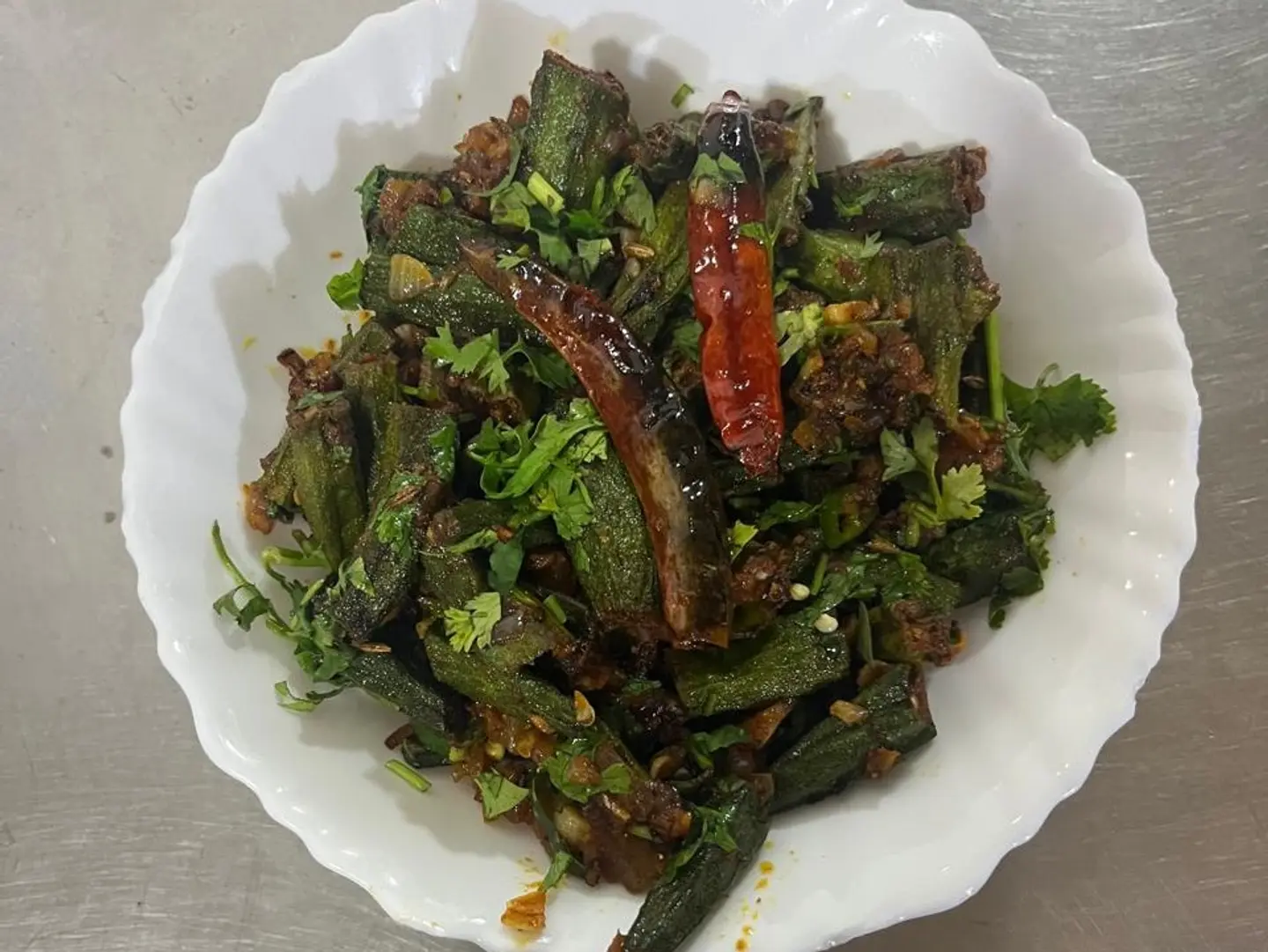 Crispy Bhendi Fry