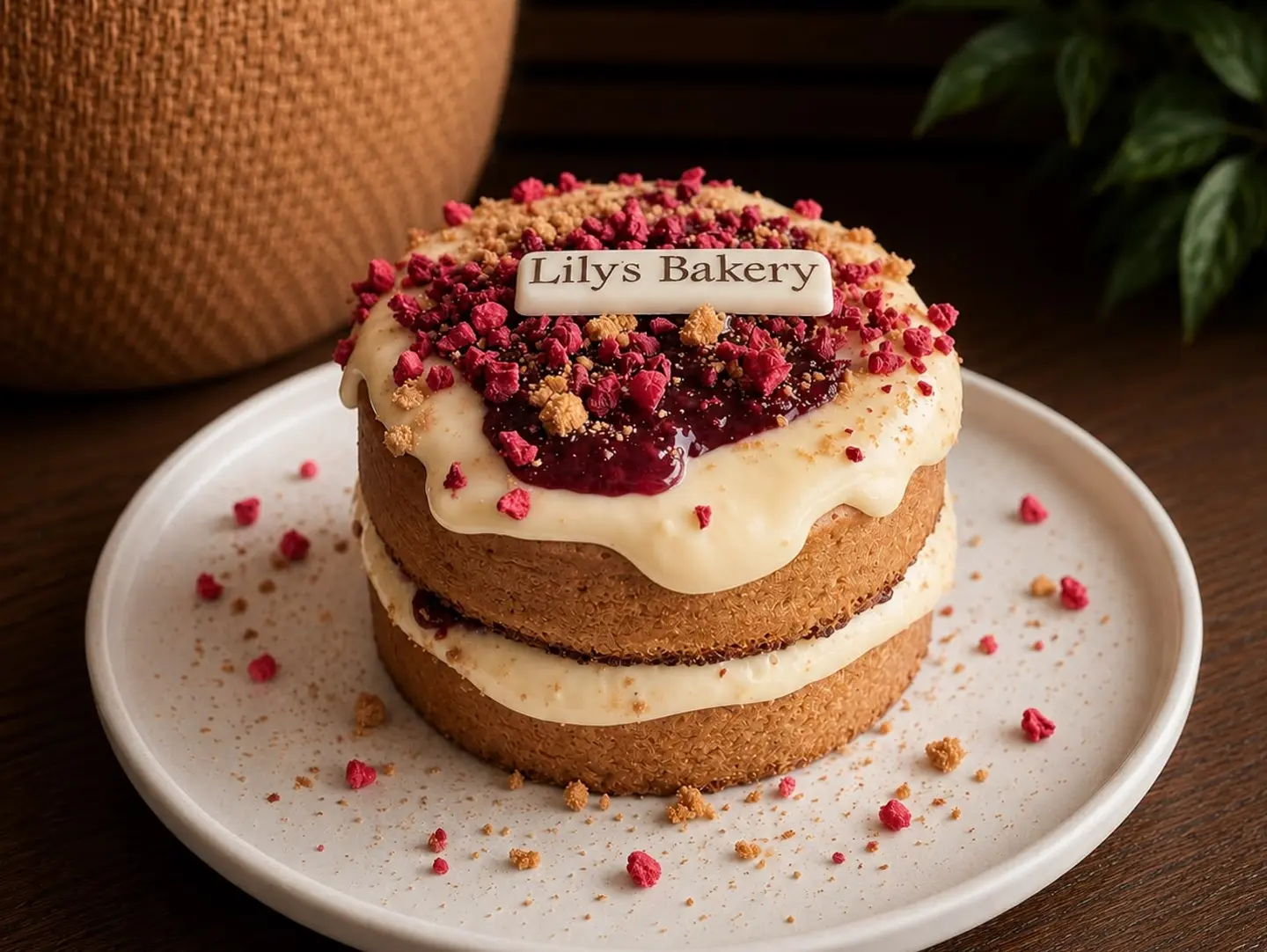 Raspberry And Lemon Hot Cake