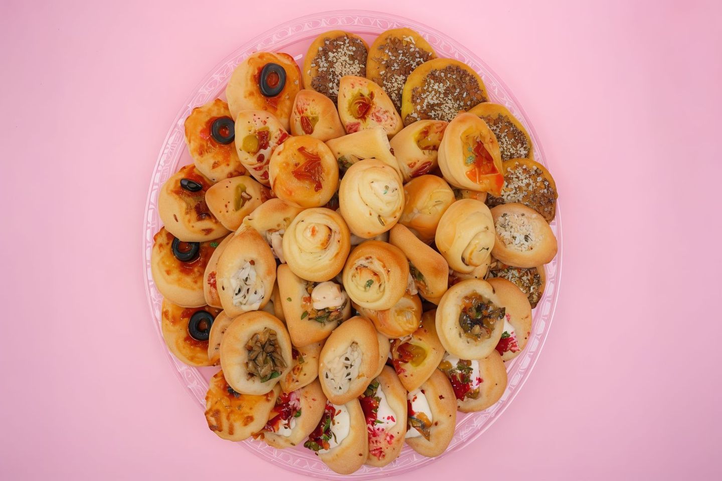 Assorted Fatayer Tray 24pcs