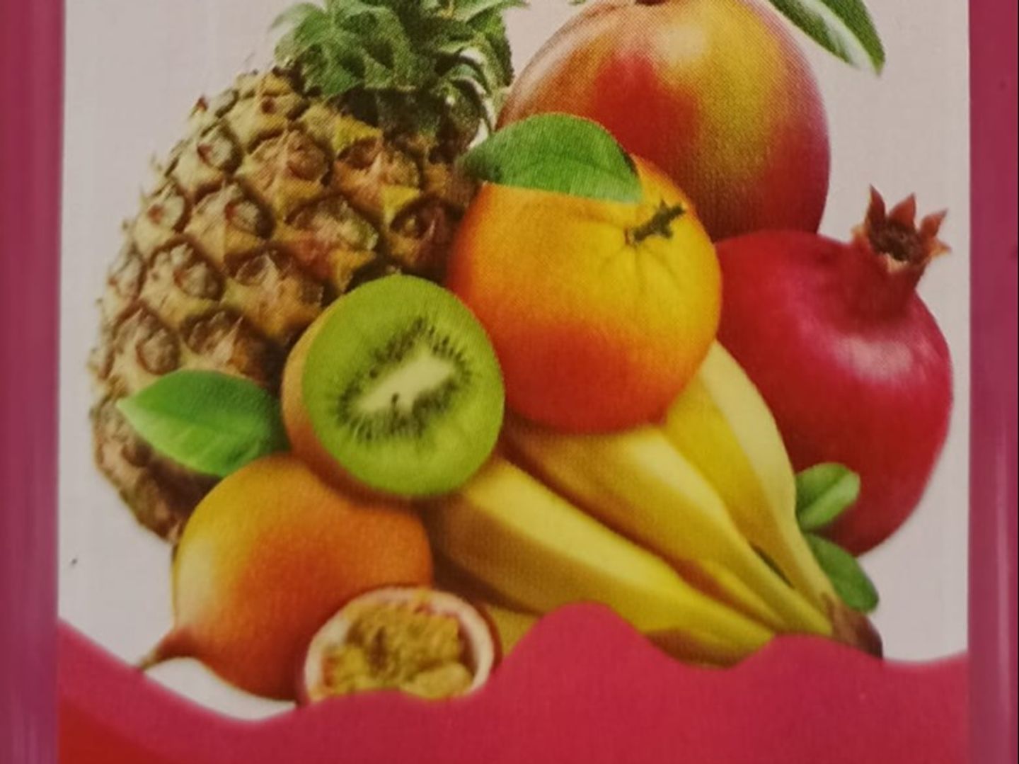 عصير الفواكة المشكلة