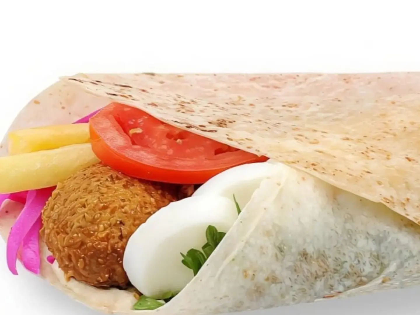 ساندوتش فلافل بيض صاج