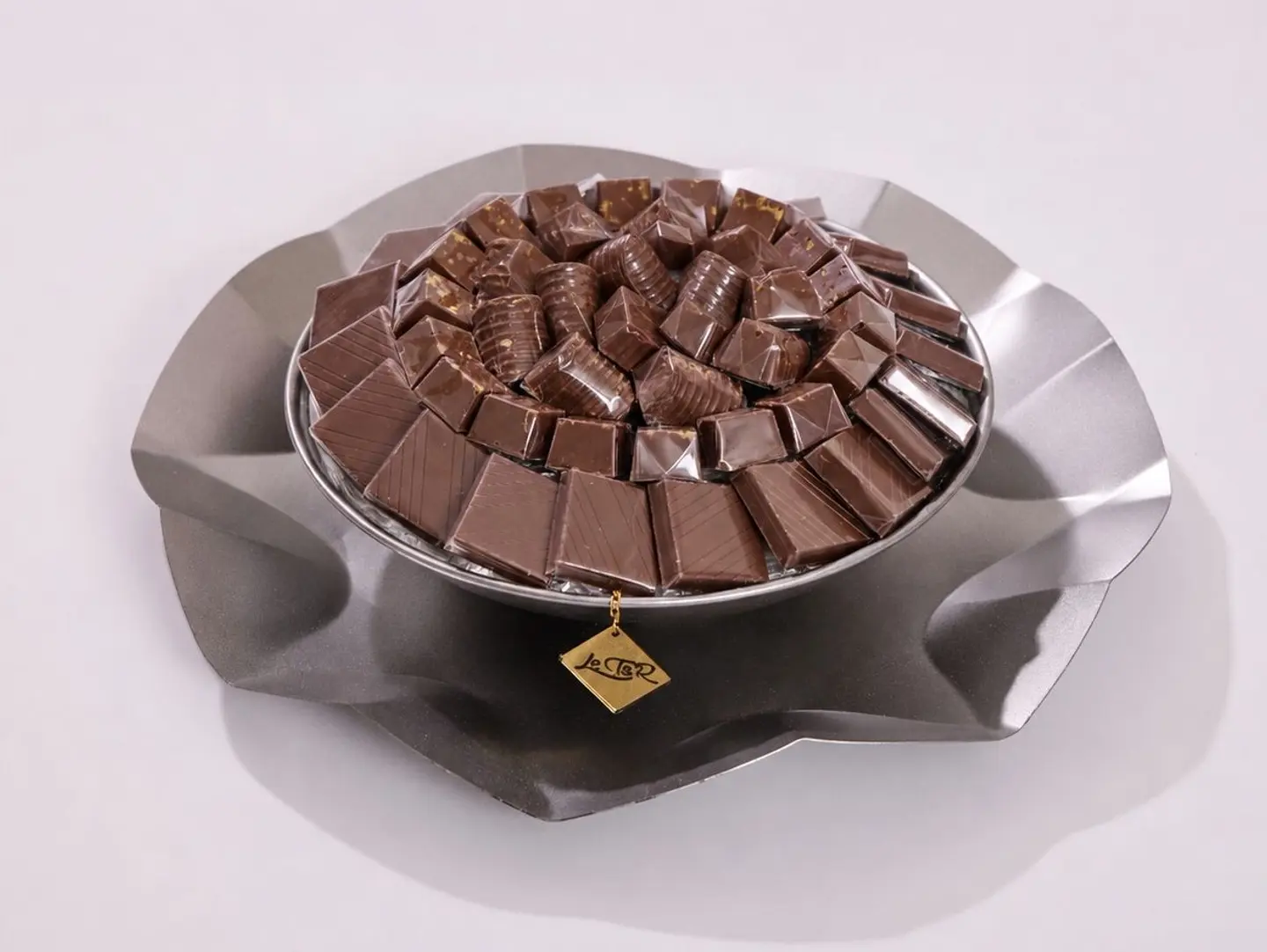 Black Rose Steel Chocolate Tray
