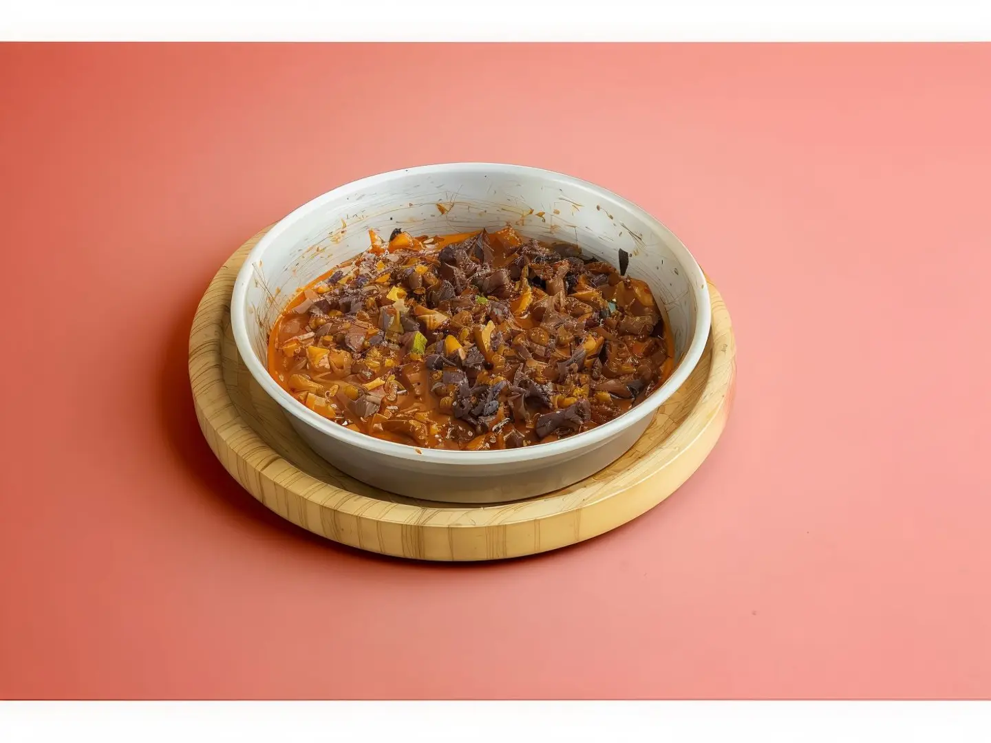 Oven Baked Meat Awsal Plate