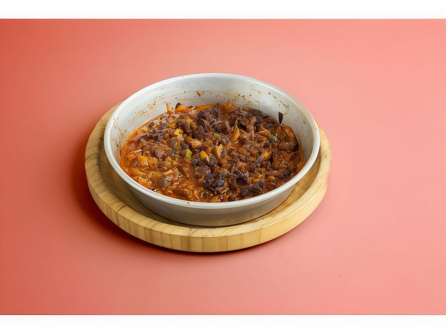 Oven Baked Meat Awsal Plate