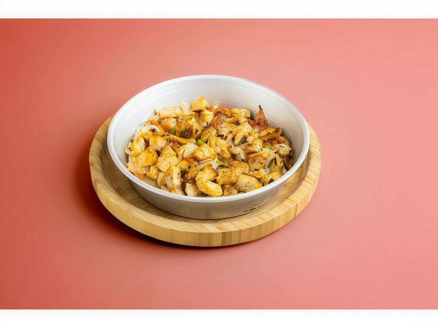 Oven Baked Chicken Awsal Plate