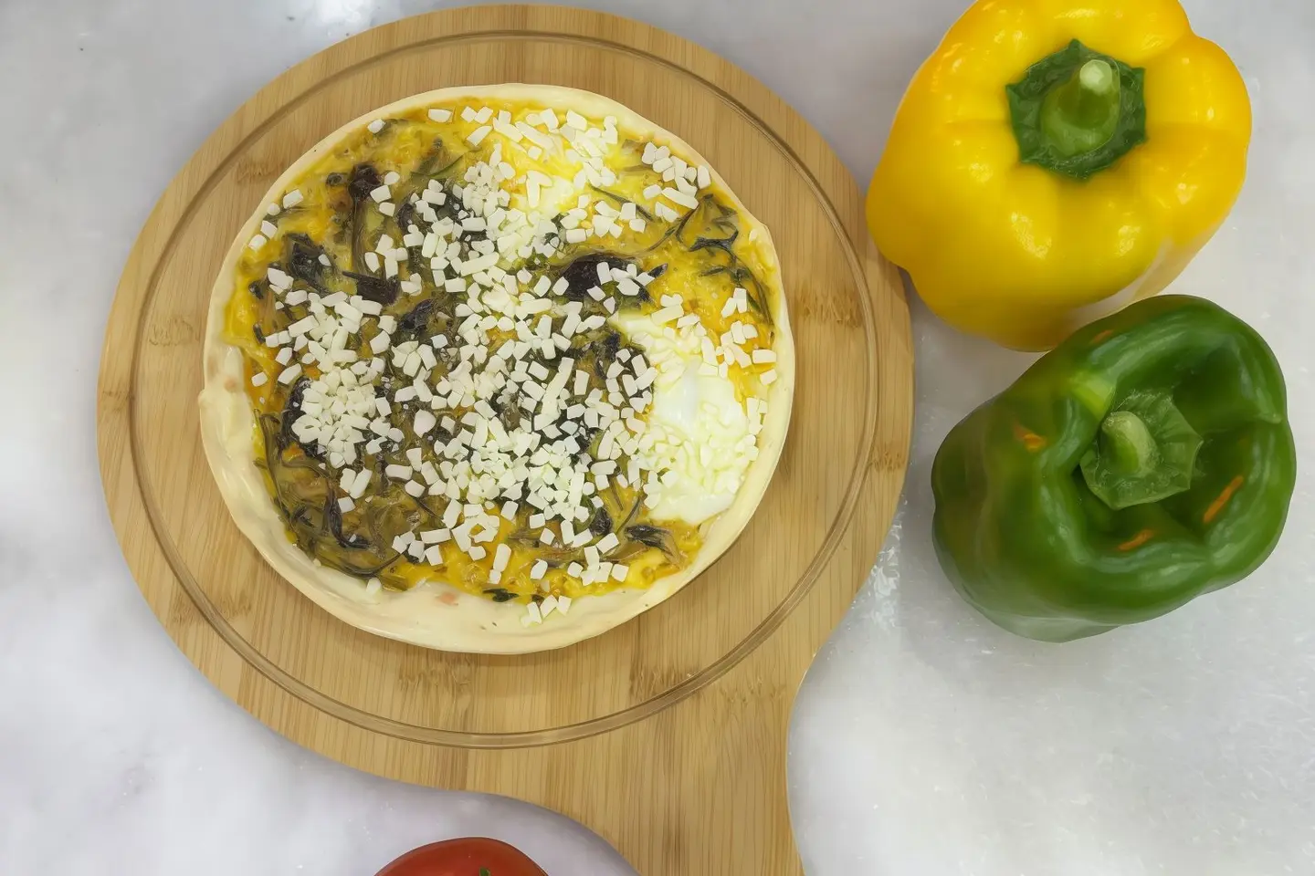 Mozzarella Cheese With Spinach