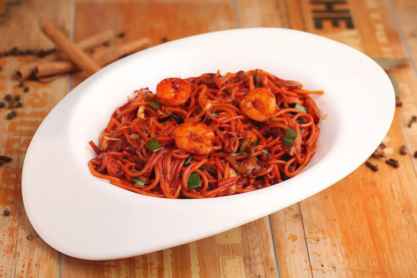 مكرونة روبيان سجوان