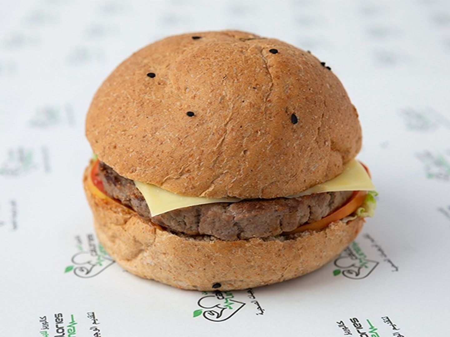 Beef Burger On Oat Bread   Regular