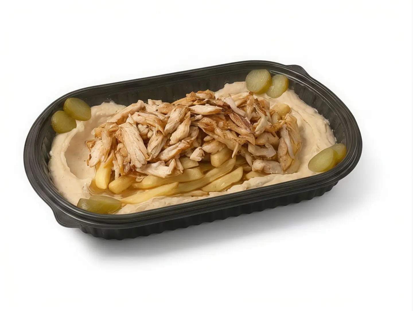 Chicken Shawarma Dish With Hummus - Small