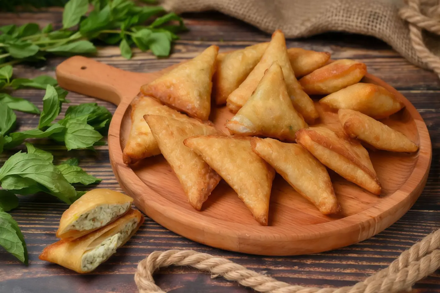 سمبوسة مكس الأجبان