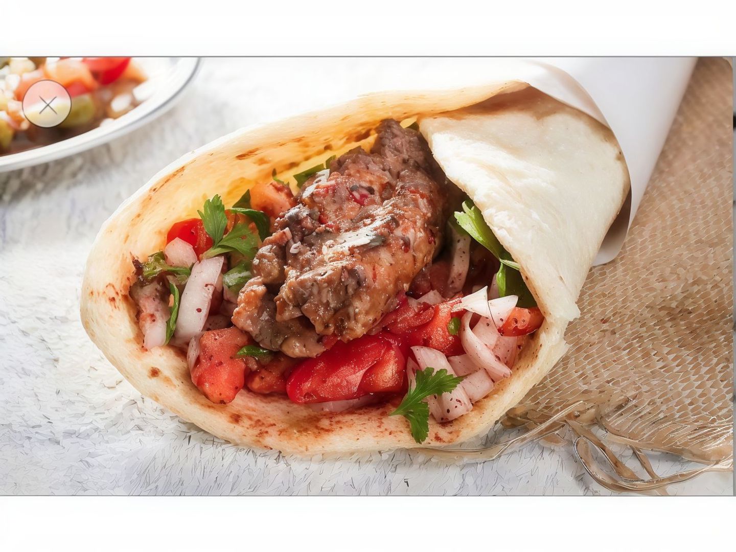 Meat Awsal Sandwich