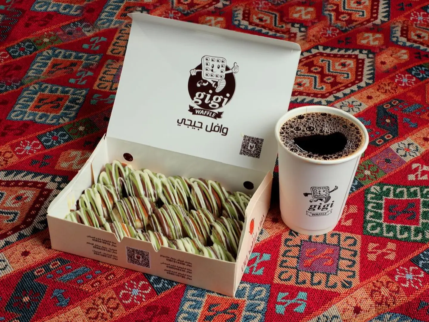 ميني بان كيك مكس مع كركدية