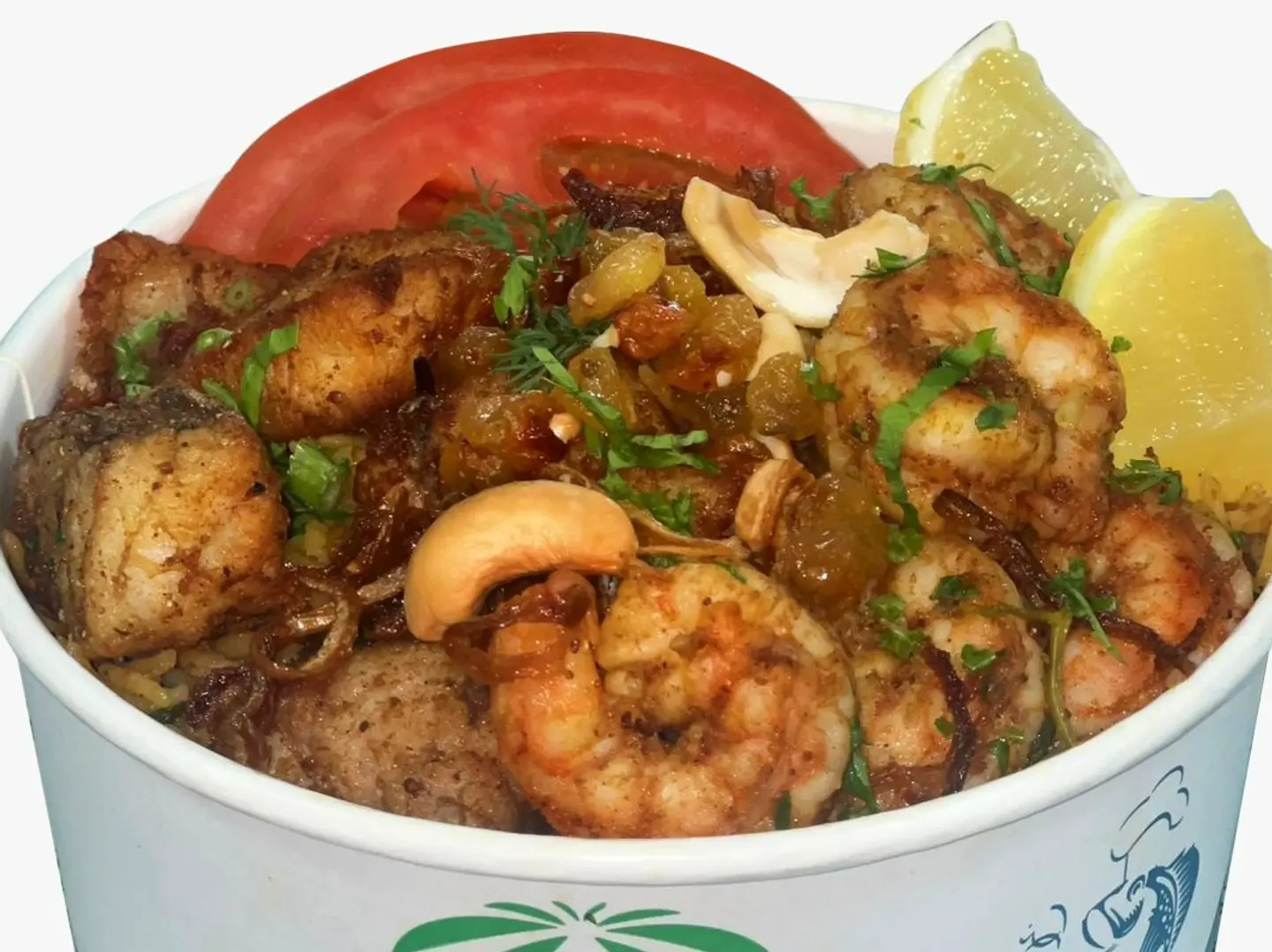 كبسة ميكس سمك و روبيان