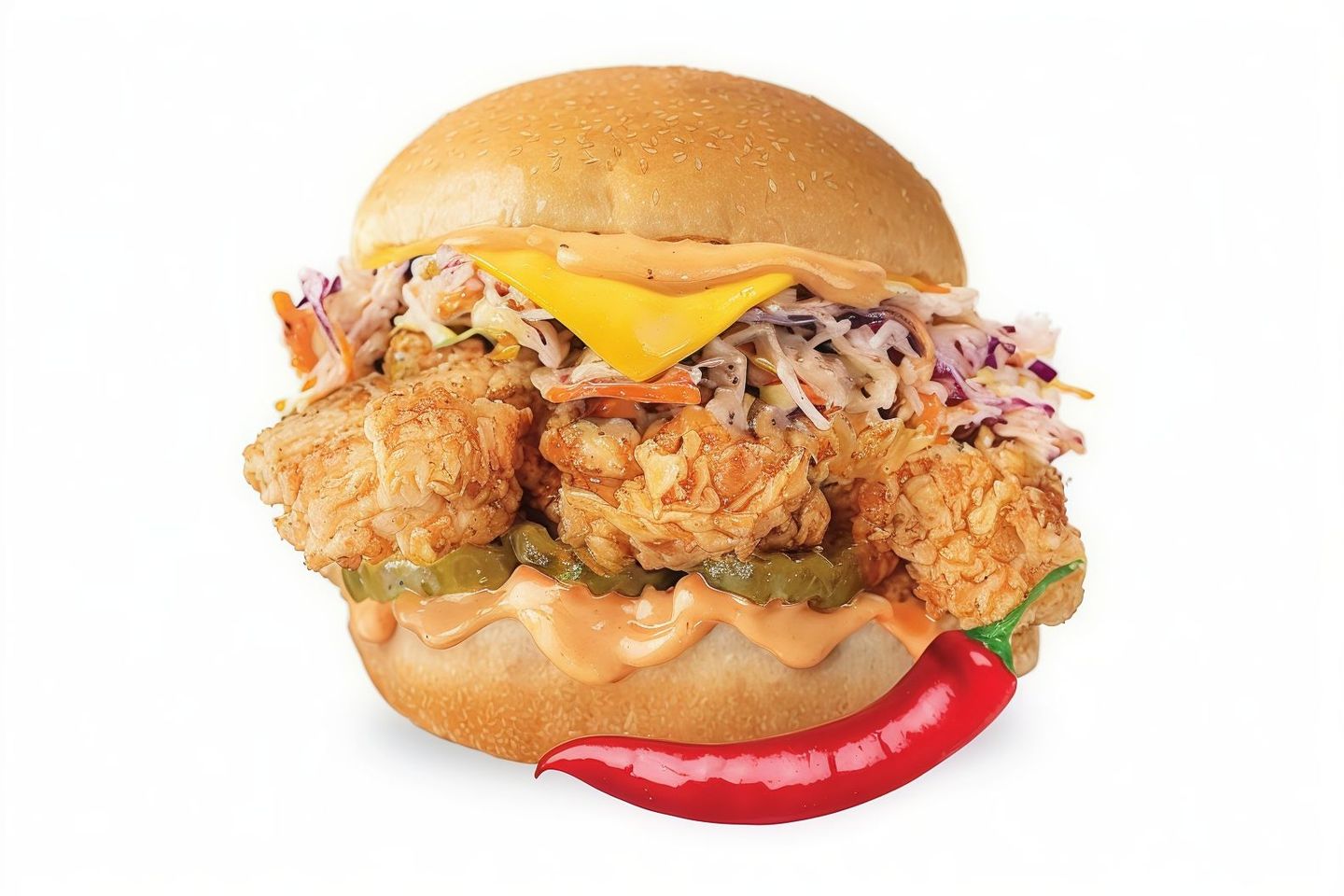 Spicy Crispy Chicken Burger