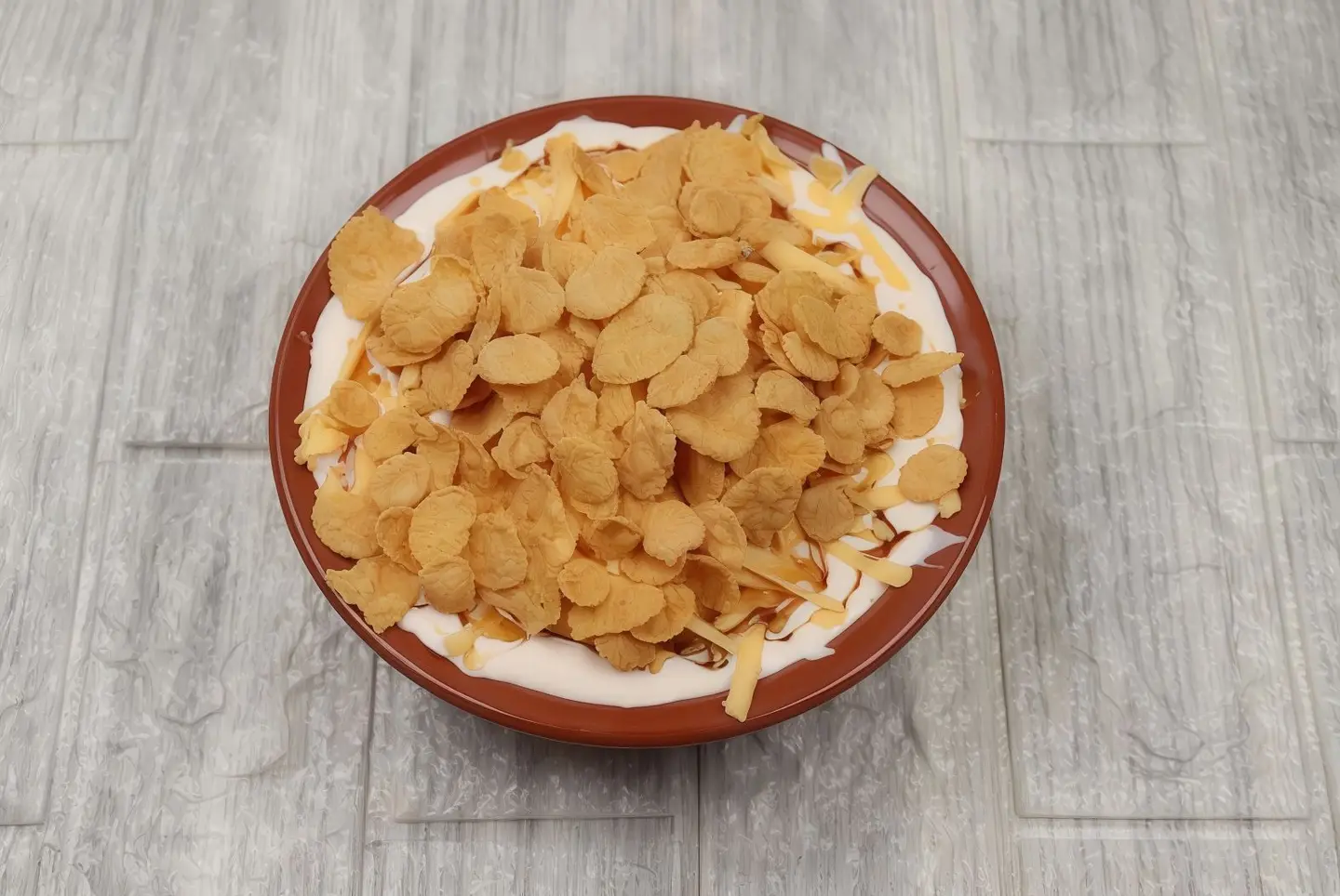 عريكه دبل قشطة كورن فليكس