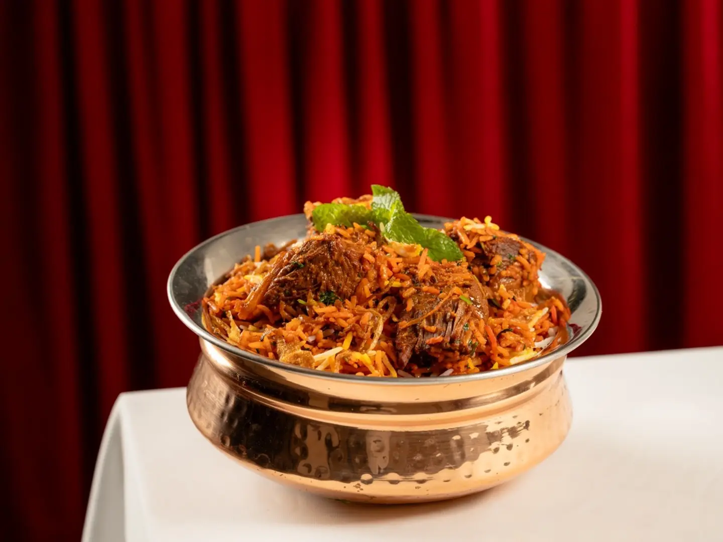 برياني لحم مكاني كبير