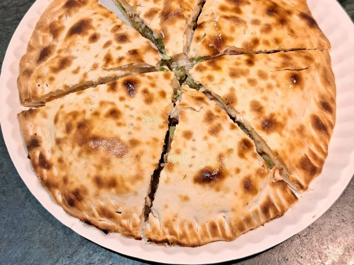 فطيرة الفلافل مشكل