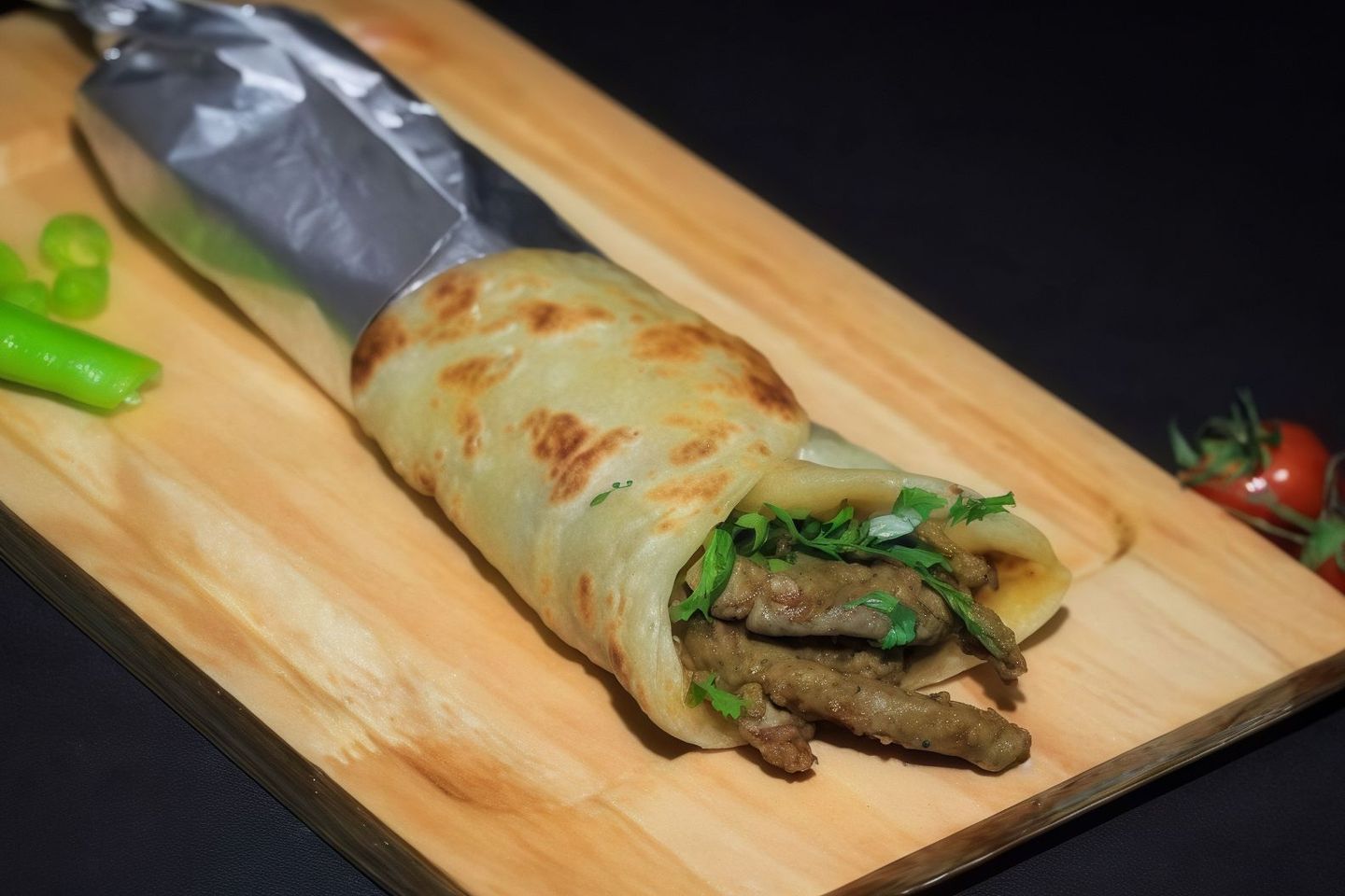 Chapati With Liver