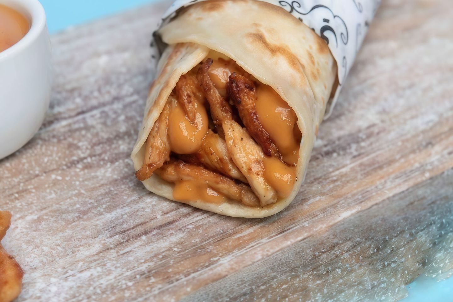 Chapati With Chicken And Cheese