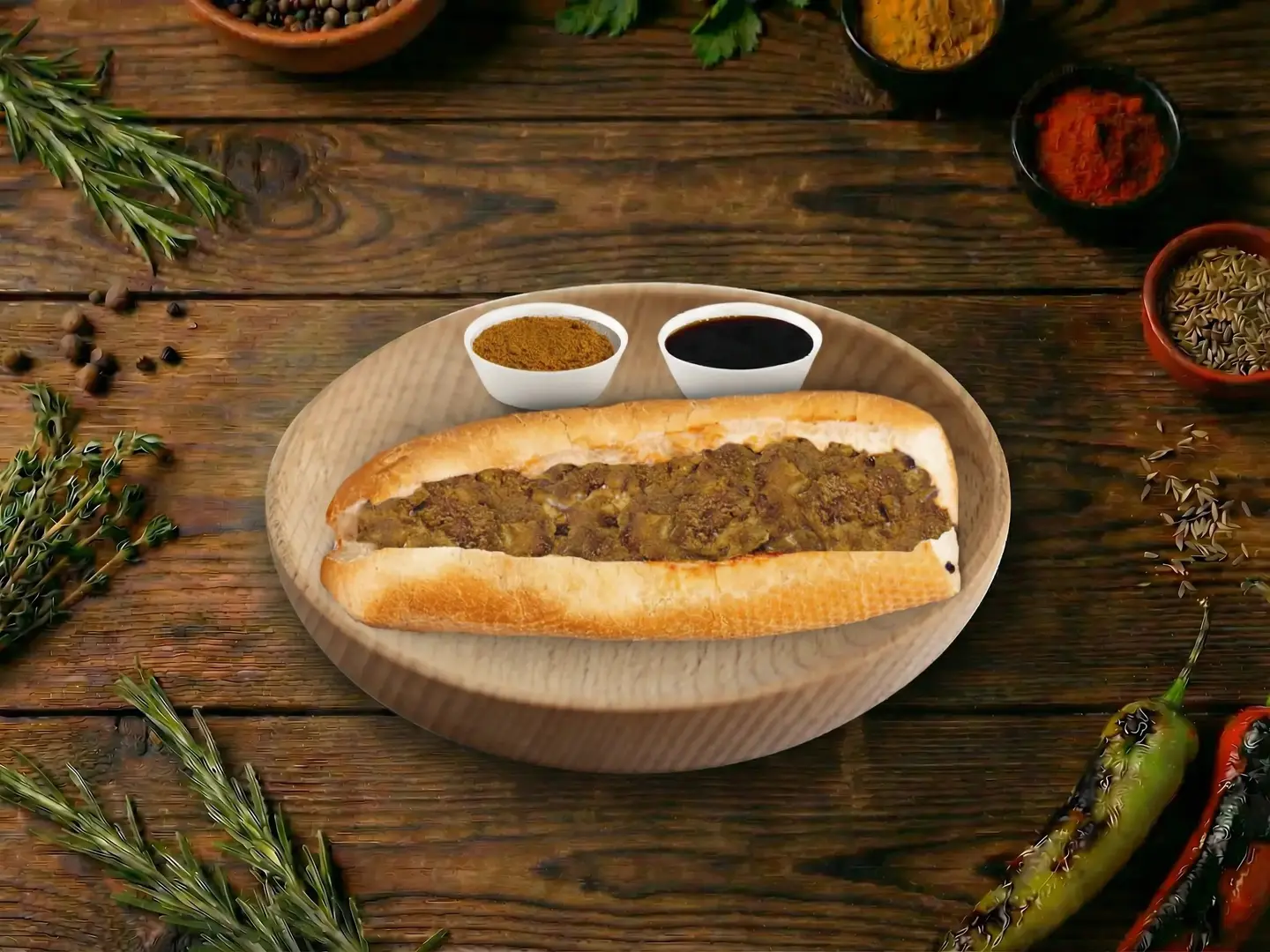 سندوتش سيريه لحم