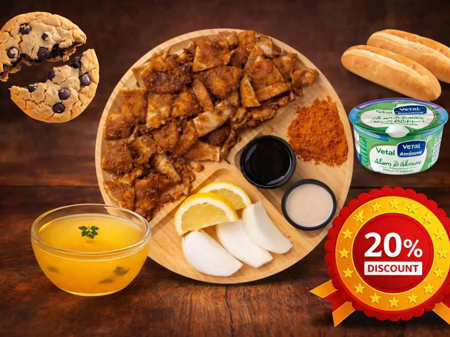 وجبة إفطار دجاج