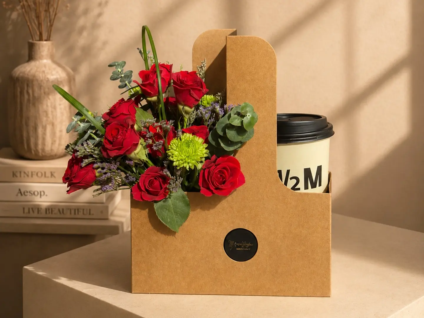 Flowers And Coffee By Your Choice C1