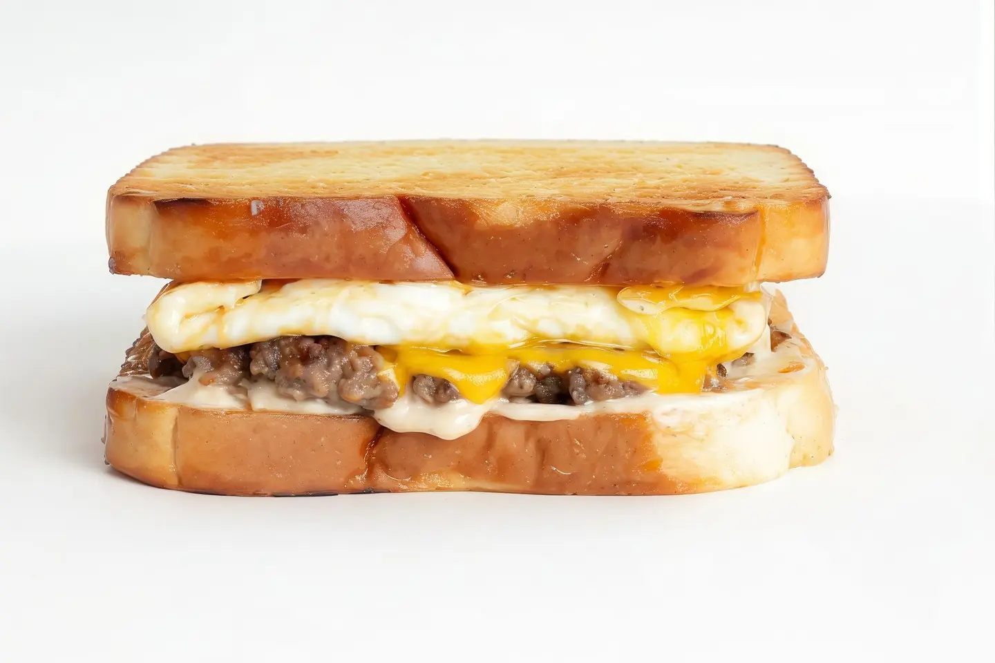 Cheesy Beef With Omelette