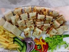 صحن شاورما وسط 2