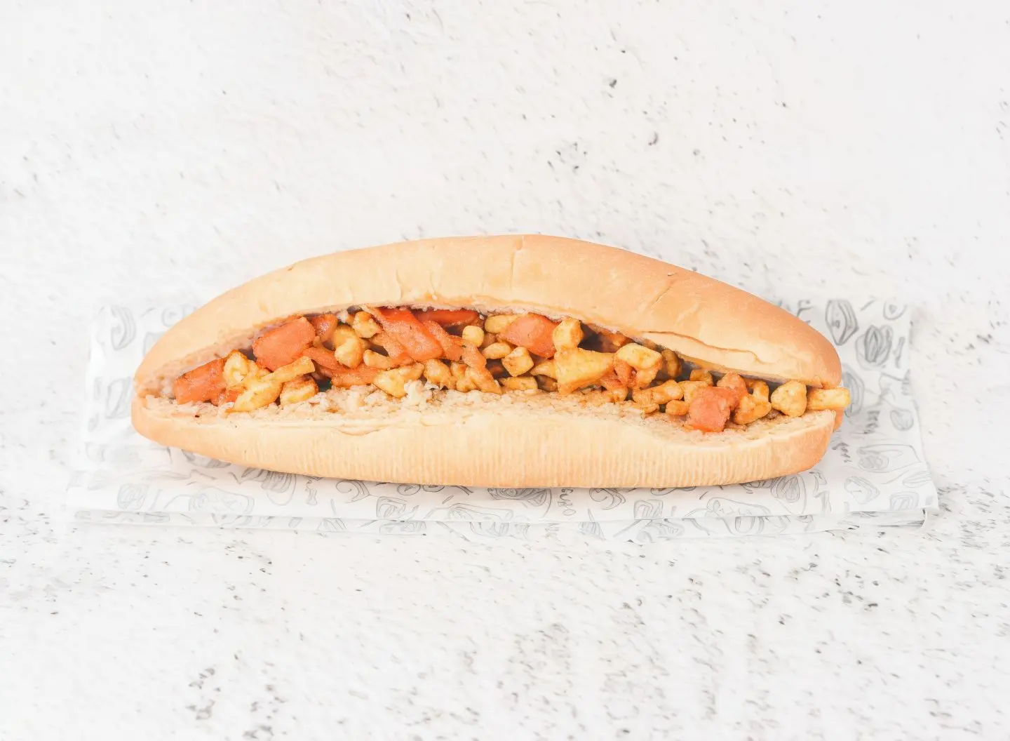 سندوتش دجاج مقلقل