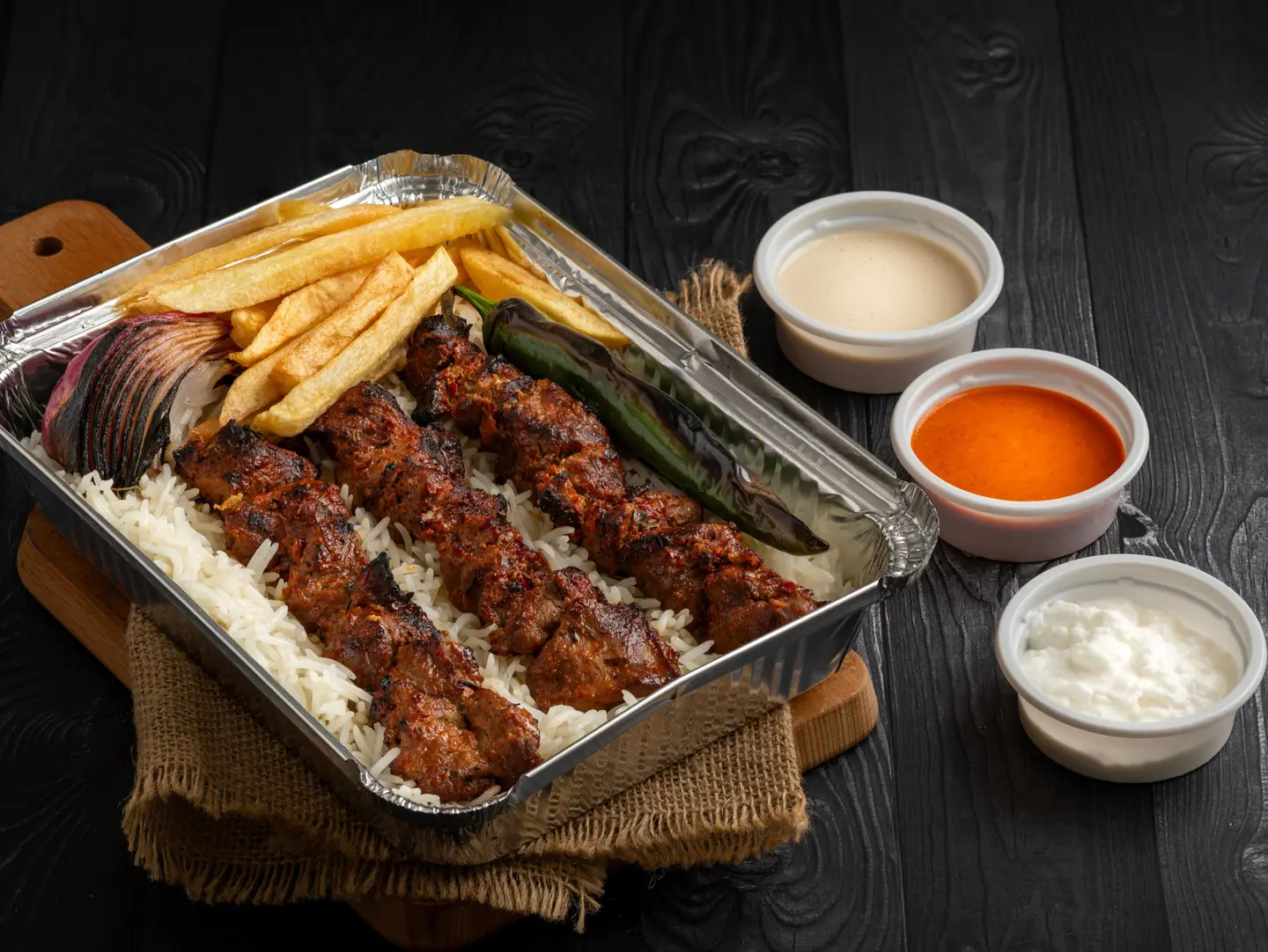 نفر اوصال لحم مع الرز