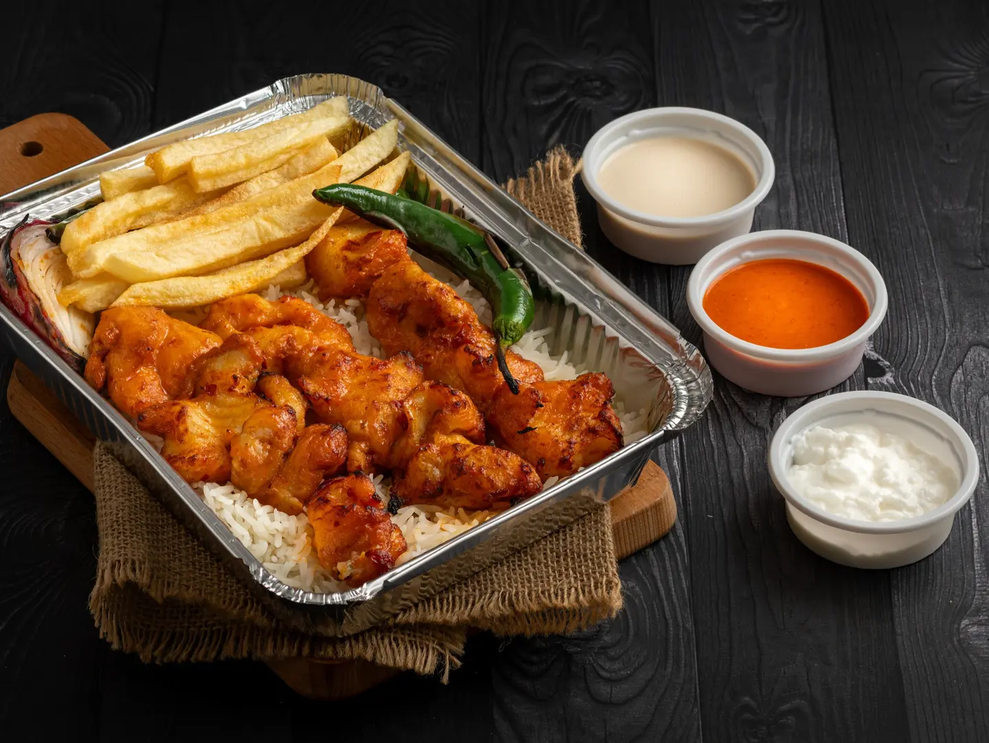 نفر سمك مع الرز