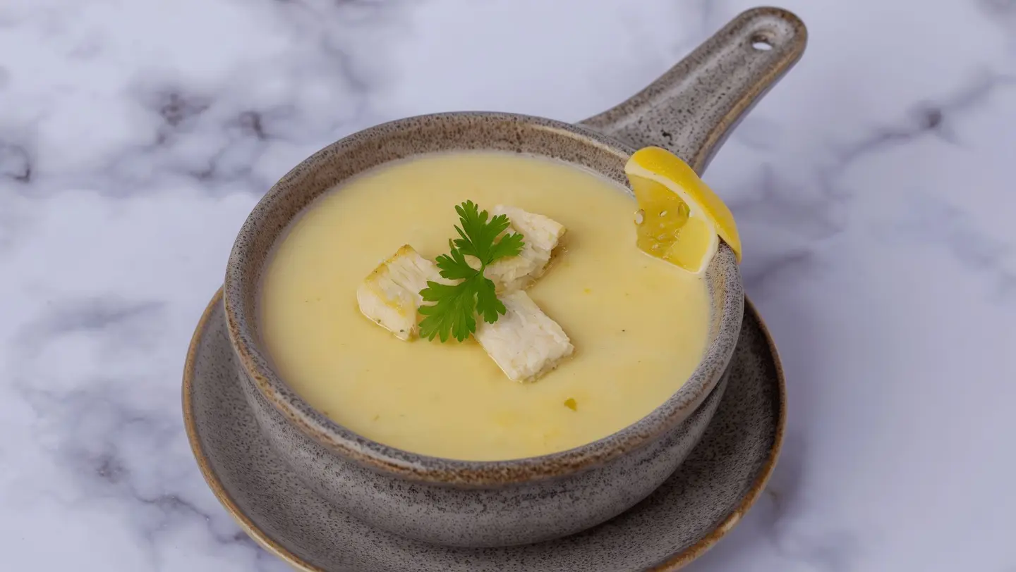 شوربة الدجاج بالكريمة