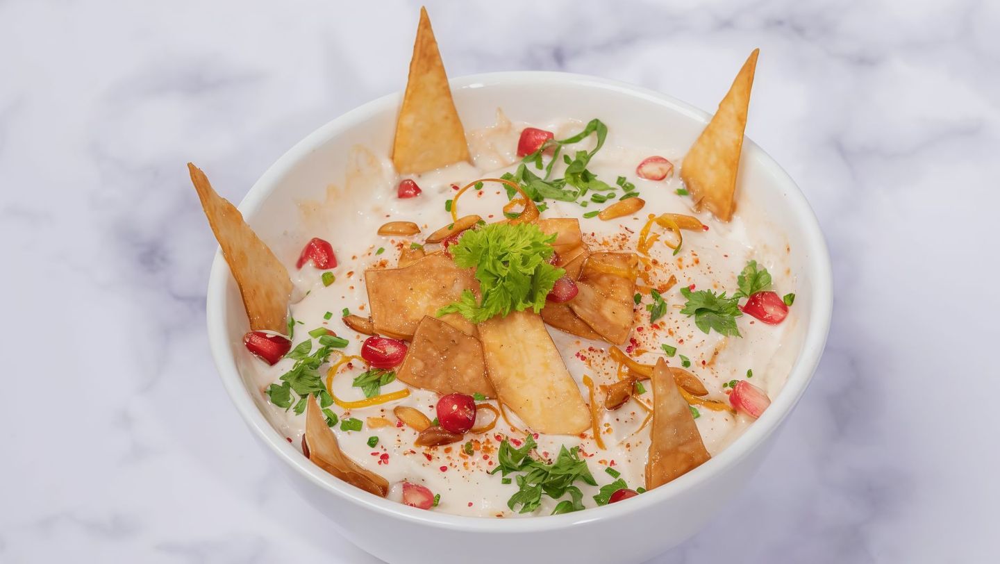 Eggplant Fatteh