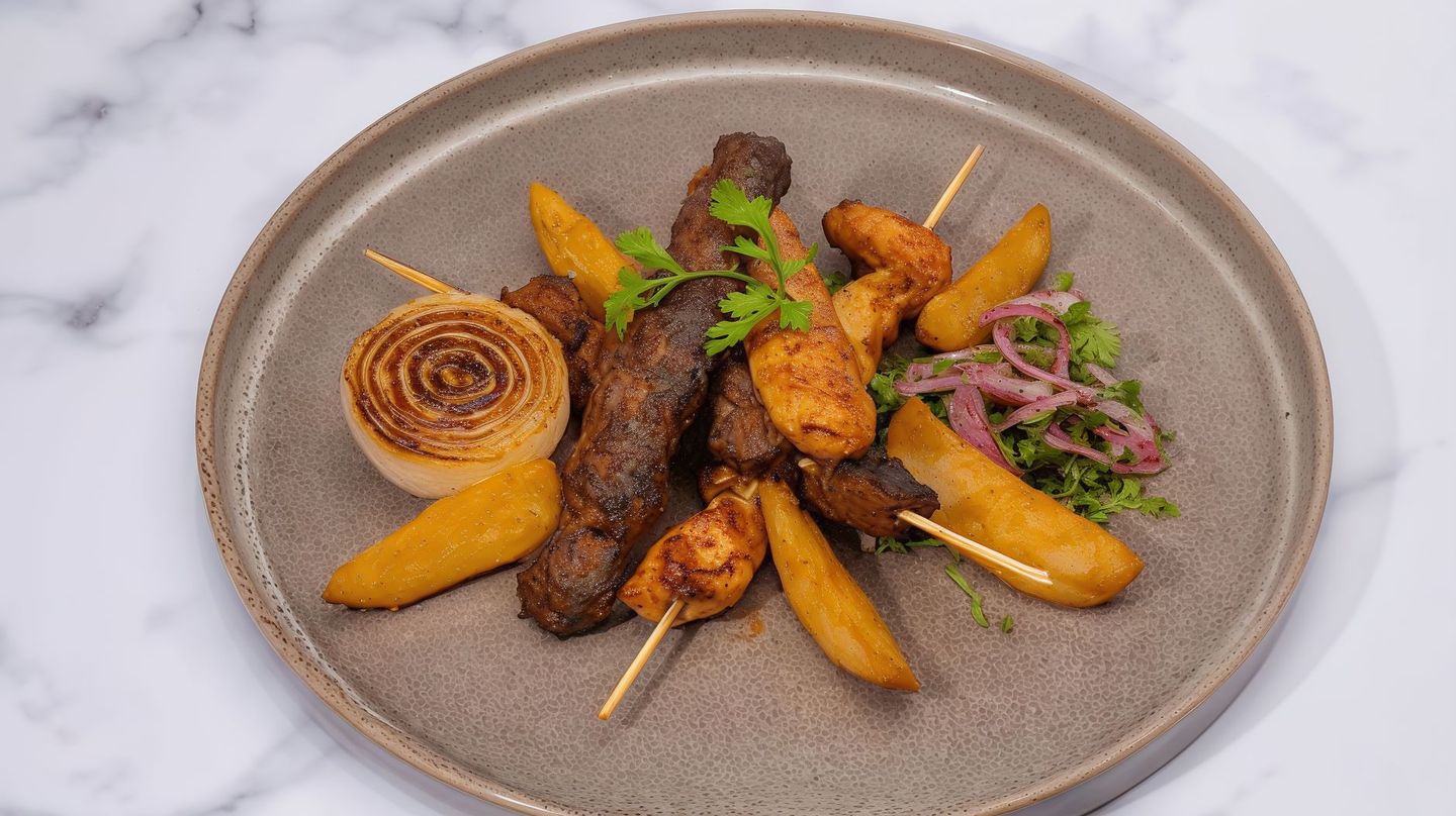 Mix  Grill (1 Person)Meat Kebab/Chicken/ Awsal Meat/Awsal Chicken